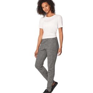 Lululemon Free To Roam Jogger Heathered Gray French Terry Size 8